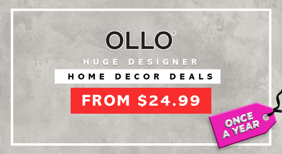 Shop the Ollo Designer Decor - From $24.99! Bonus Once a Year Sale sale