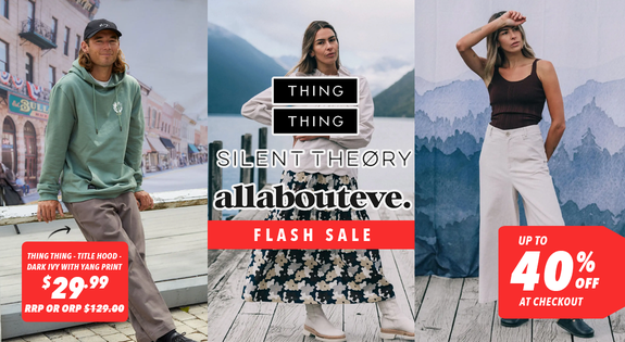 Shop the Thing Thing, All About Eve & Silent Theory - Flash Sale - Up to 40% Off at checkout sale