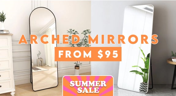 Shop the Arched Mirrors - From $95 sale