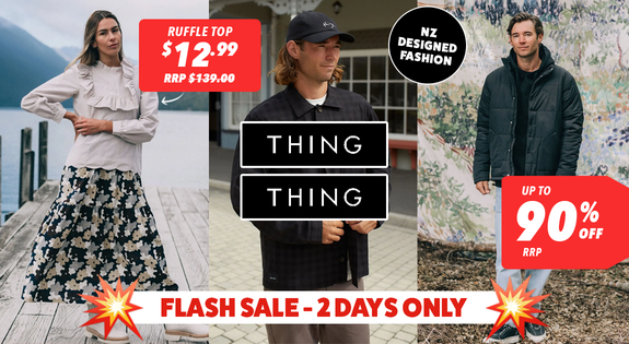 Shop the Thing Thing Crazy Flash Sale - Two Days Only - Up to 90% Off RRP sale