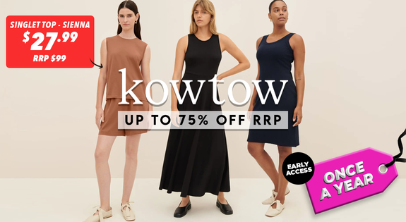 Shop the Kowtow Up To 75% Off RRP sale