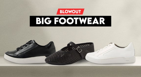 Shop the Big Footwear Blowout sale