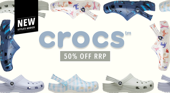 Shop the Crocs New Styles Added! - 50% Off RRP sale