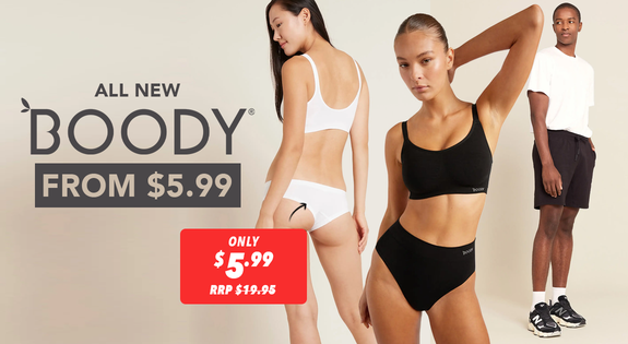 Shop the All New Boody Clearance - From $5.99 sale