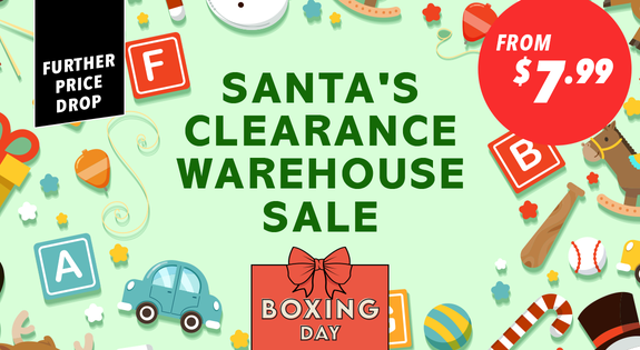 Shop the Santa's Clearance Warehouse Sale! - From $7.99 sale