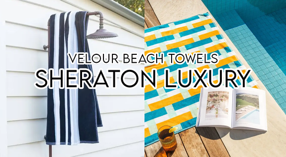 Shop the Sheraton Velour Beach Towels All $19.99! sale