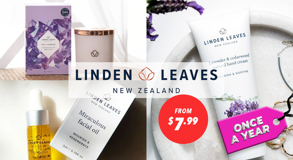 Shop the Linden Leaves Award Winning NZ Skincare - From $7.99 sale