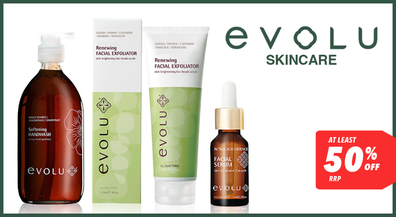 Shop the Evolu Skincare - At least 50% Off RRP! sale