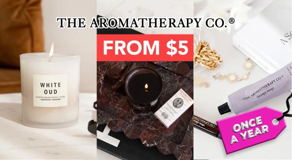 Shop the The Aromatherapy Co From $5 sale