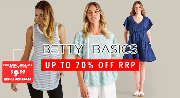 Shop the Betty Basics - Up To 70% Off RRP sale