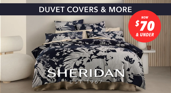 Shop the NOW $70 & UNDER - Sheridan Duvet Covers & More* sale