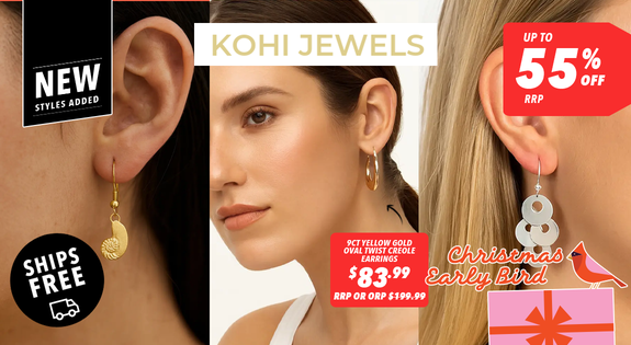 Shop the Kohi Jewels - New Styles Added! + Free Shipping - Up To 55% Off RRP sale