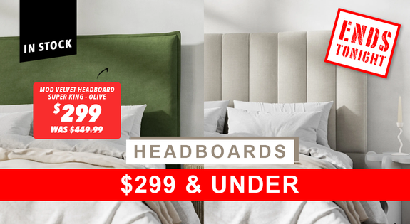Shop the Superdeal Headboards $299 & Under Promo! sale