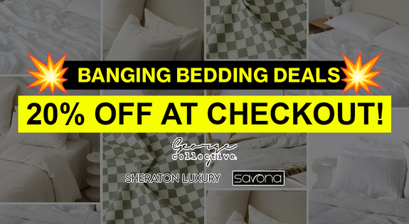 Shop the BANGING BEDDING DEALS - 20% Off At Checkout! sale