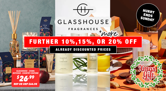 Shop the Glasshouse & More - 4 days only flash sale sale