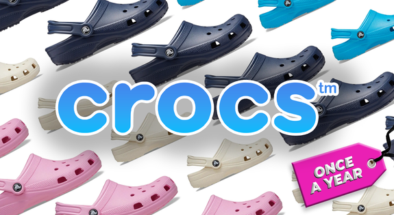 Shop the CROCS - Once A Year! sale