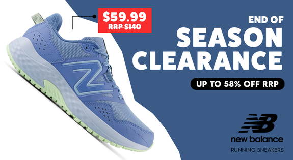 Shop the New Balance Running Sneakers - End Of Season Clearance - Up to 58% Off RRP sale
