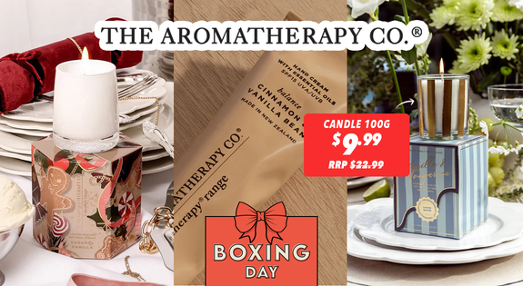 Shop the Aromatherapy Boxing Day offers sale