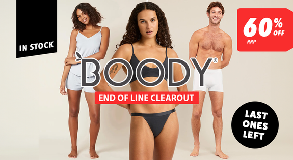 Shop the Boody End of Line Clearout - Last Ones Left! sale