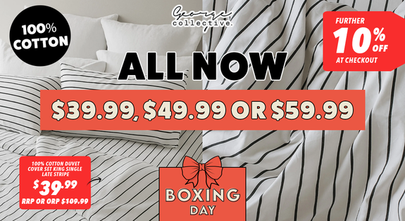 Shop the 100% Cotton, all NOW- $39.99, $49.99 or $59.99 - further 10% off at checkout sale