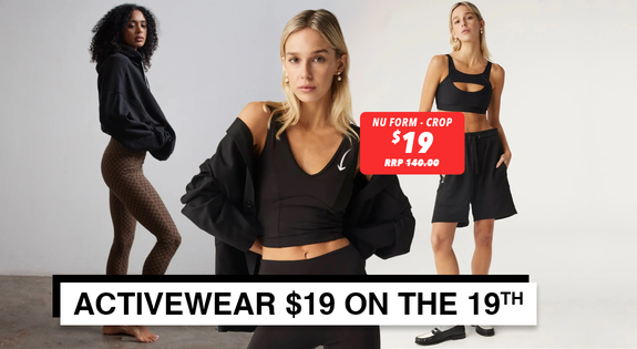 Shop the Activewear $19 on the 19th sale
