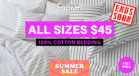 Shop the NOW $45 ALL SIZES - 100% Cotton bedding Last Ones! sale