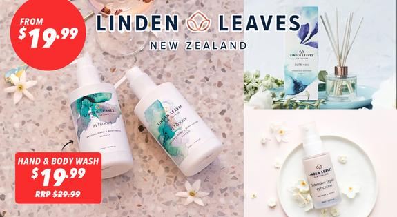 Shop the Linden Leaves Award Winning NZ Skincare - From $19.99 sale