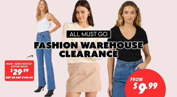 Shop the Fashion Warehouse Clearance All Must Go - From $9.99! sale