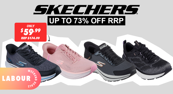 Shop the Skechers Sneakers - New Clearance Range - Up to 73% Off RRP sale