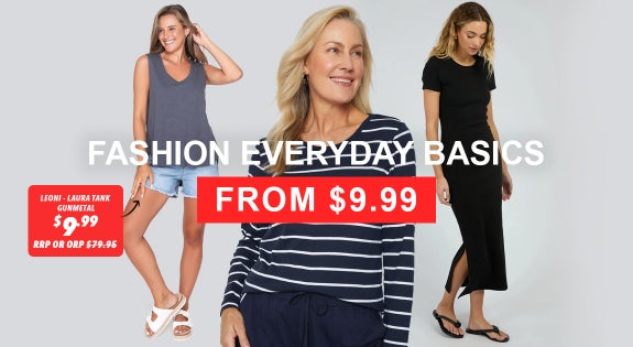 Shop the Fashion Everyday Basics Sale From $9.99 sale