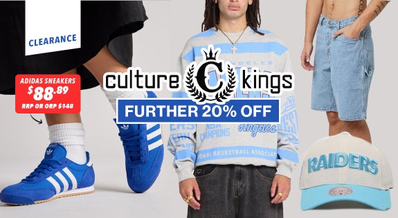 Shop the Culture Kings Clearance - Further 20% Off sale