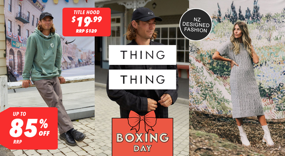 Shop the Thing Thing NZ Designed Fashion - Up to 85% Off RRP sale