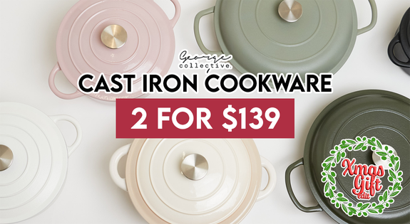 Shop the Cast Iron Cookware - 2 for $139 sale