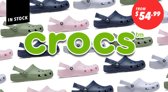 Shop the Crocs from $54.99! In Stock! sale