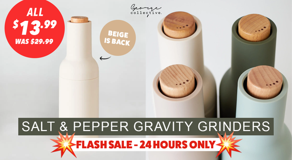 Shop the All $13.99 Salt & Pepper Gravity Grinders - 24 Hours Only sale