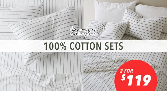 Shop the 100% Cotton Bedding Last Ones - 2 for $119! sale