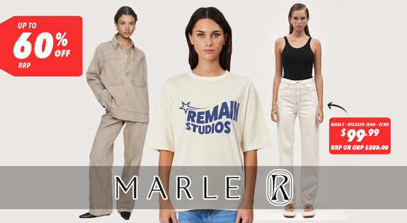 Shop the Marle & Remain Studios - Up to 60% Off RRP sale