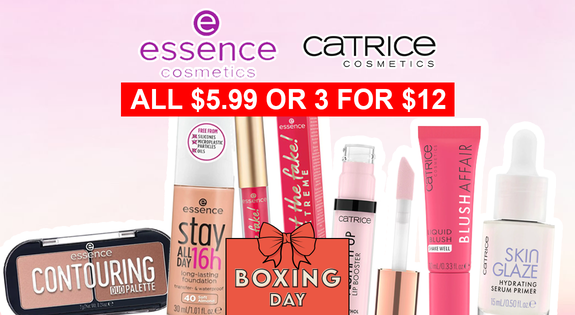 Shop the Essence & Catrice Cosmetics All $5.99 or 3 for $12 sale