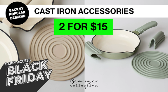 Shop the Cast Iron Accessories - 2 for $15 sale