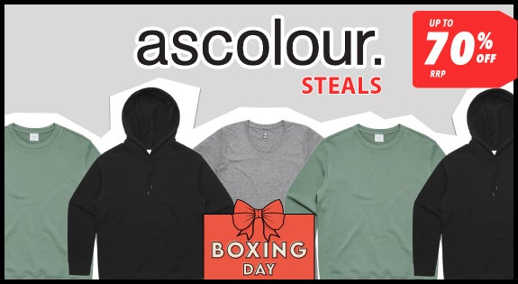 Shop the AS Colour Boxing Day Steals - Up to 70% off RRP sale