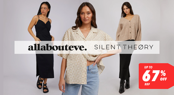 Shop the All About Eve & Silent Theory - Up to 67% off RRP sale