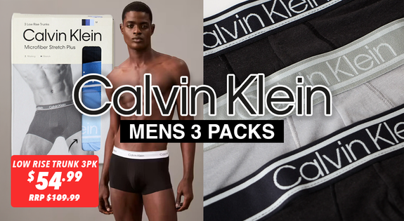 Shop the Calvin Klein Mens 3 Packs sale