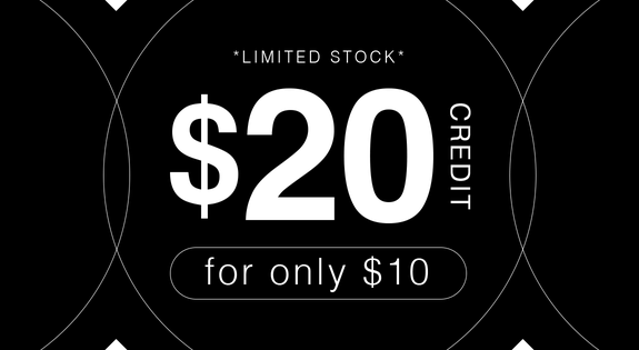 Shop the $10 for $20 CREDIT sale