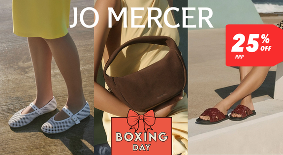 Shop the Discover New Jo Mercer Designer Footwear - 25% Off RRP sale