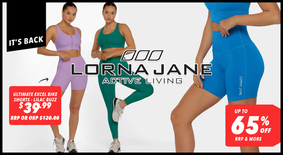 Shop the Lorna Jane Is Back At Once - Up to 65% Off RRP & More sale