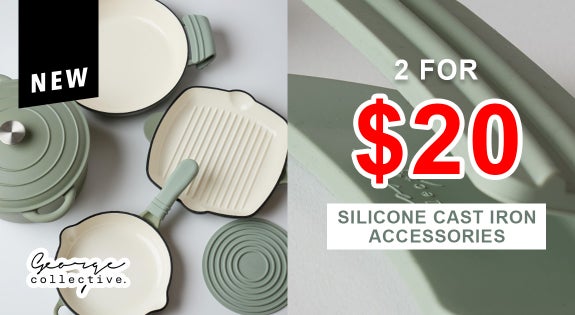 Shop the 2 for $20 - New Silicone Cast Iron Accessories! sale