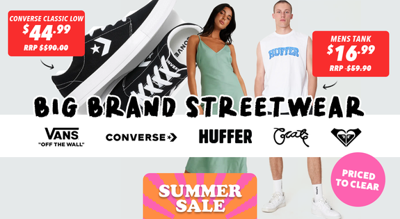 Shop the Big Streetwear Brands- Priced to Clear sale