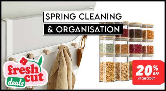 Shop the Spring Cleaning and Organisation - 20% off at checkout sale