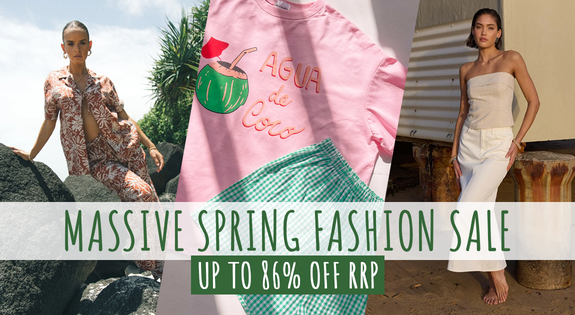 Shop the Massive Spring Fashion Sale - Up To 86% Off RRP sale