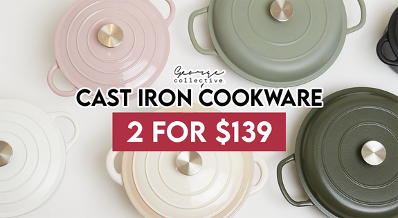 Shop the Cast Iron Cookware - 2 for $139! sale